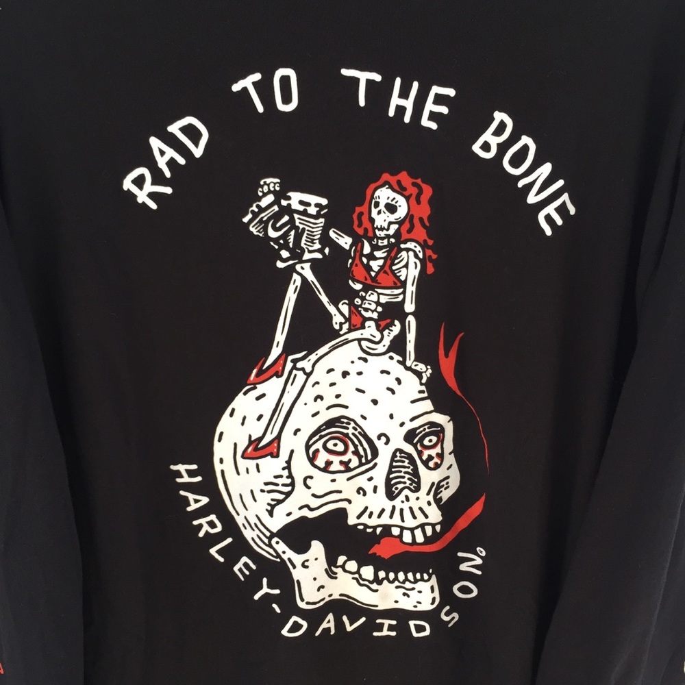 Harley Davidson Rad to the bone Long Sleeve Shirt / Slim fit